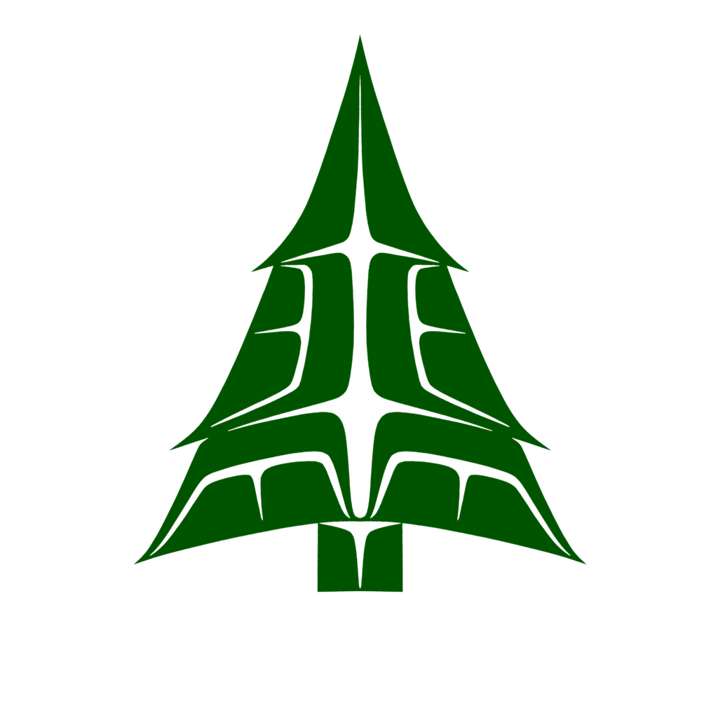 Tanizul logo w white text